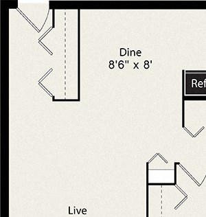1 Bedroom Large Floor Plan 1 Bedroom Large Floor Plan
